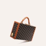 Goyard Grand Hôtel Trunk Bag Black & Tan - Image 3